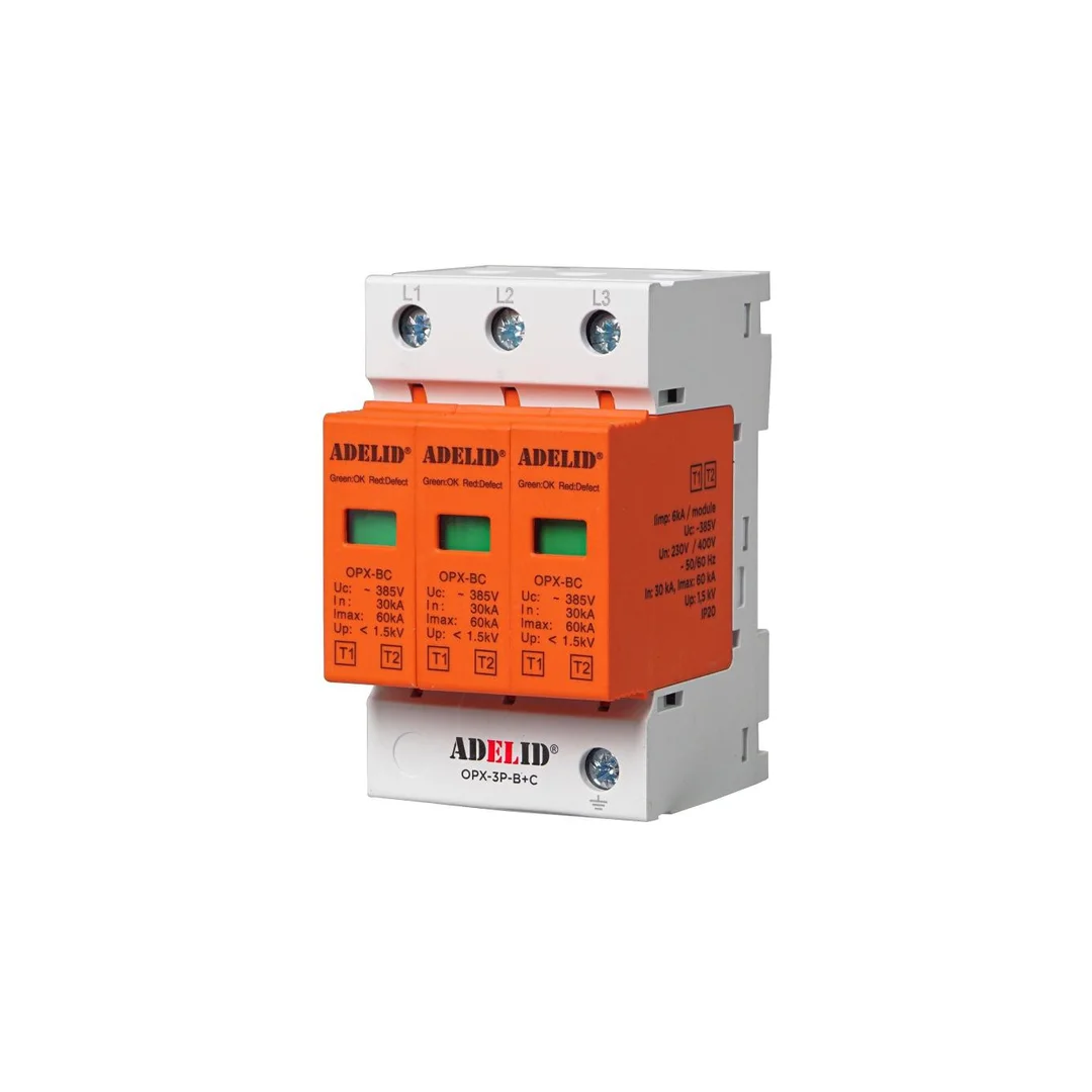 Ogranicznik przepięc T1+T2 3P 1,5kV 6kA OPX-3P-B+C
