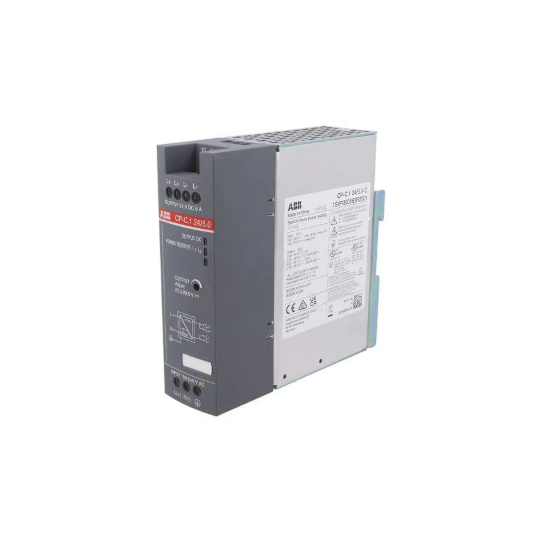 Zasilacz: impulsowy na szynę DIN 120W 24VDC 5A 85÷264VAC 1SVR360563R2001