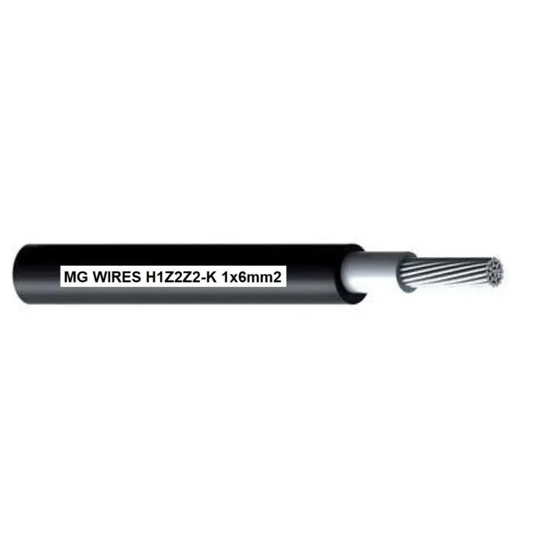 Przewód fotowoltaiczny 6mm2, 0,6/1kV czarny H1Z2Z2-K-6mm2 BK, H1Z2Z2-K-6MM2 /100M/