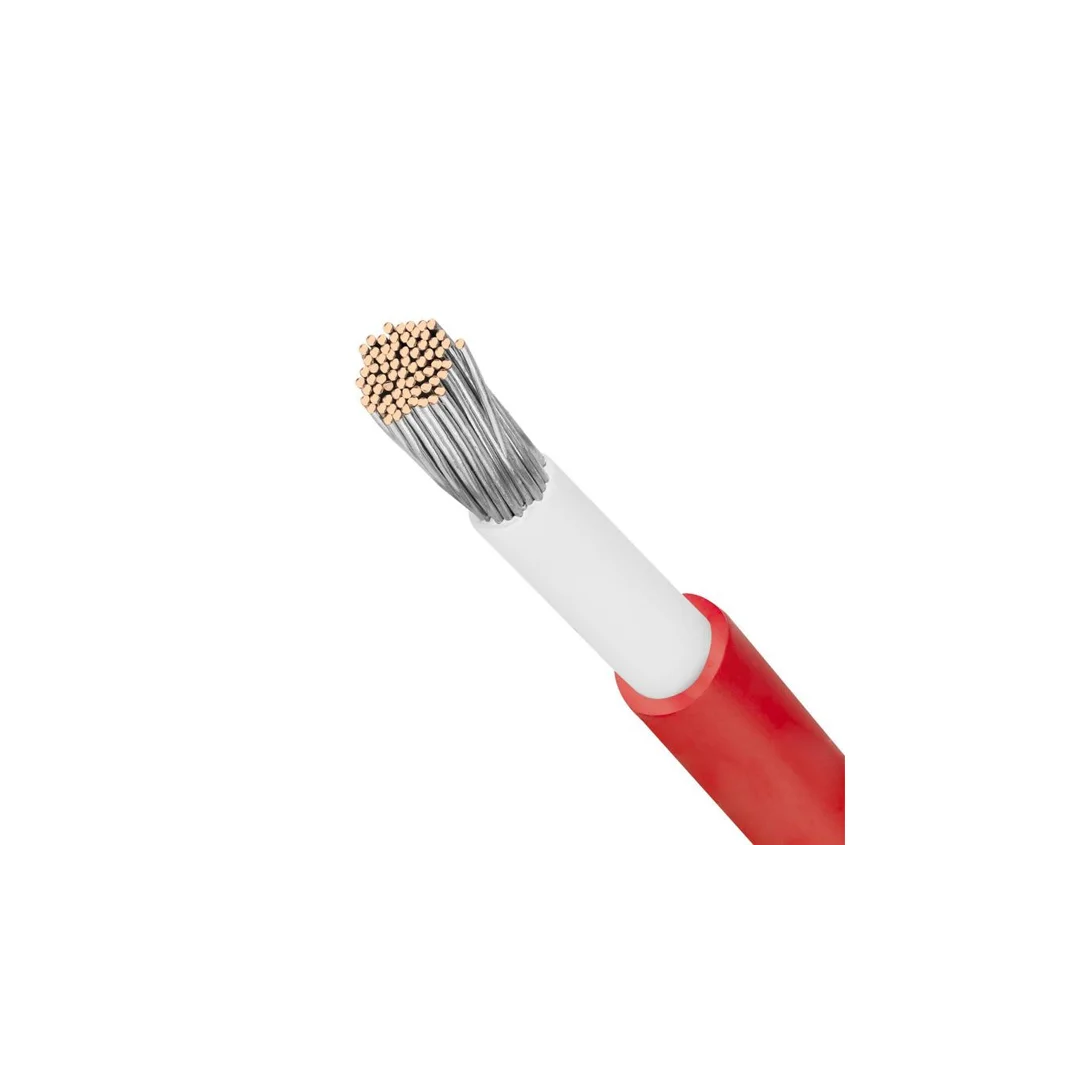 Kabel solarny H1Z2Z2-K PV1-F 1,0/1,5kV 6 czerwony LSOH zewnętrzny, do ziemi NEKU 10m
