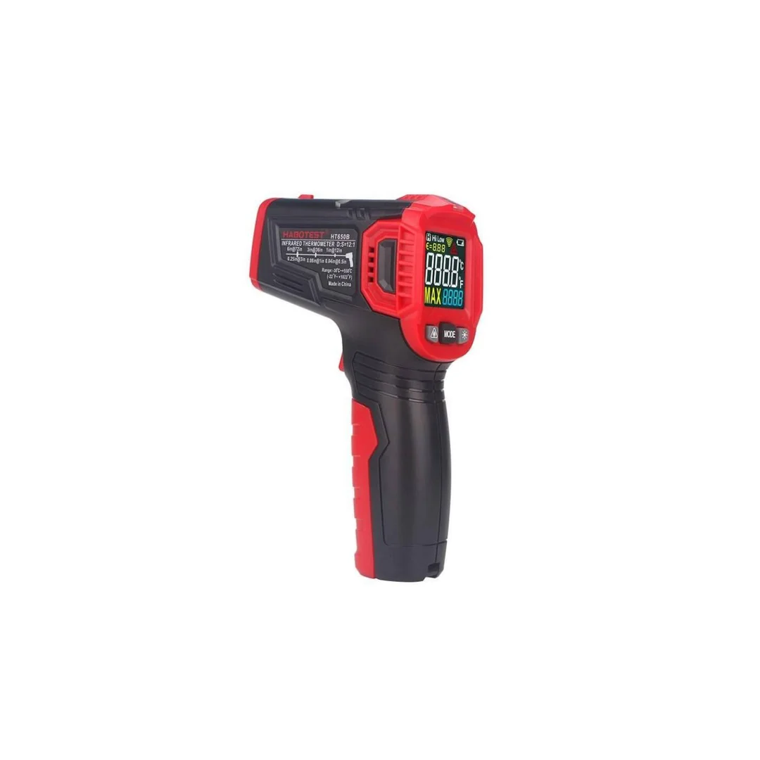 Pirometr laserowy z wyświetlaczem LCD Habotest HT650B