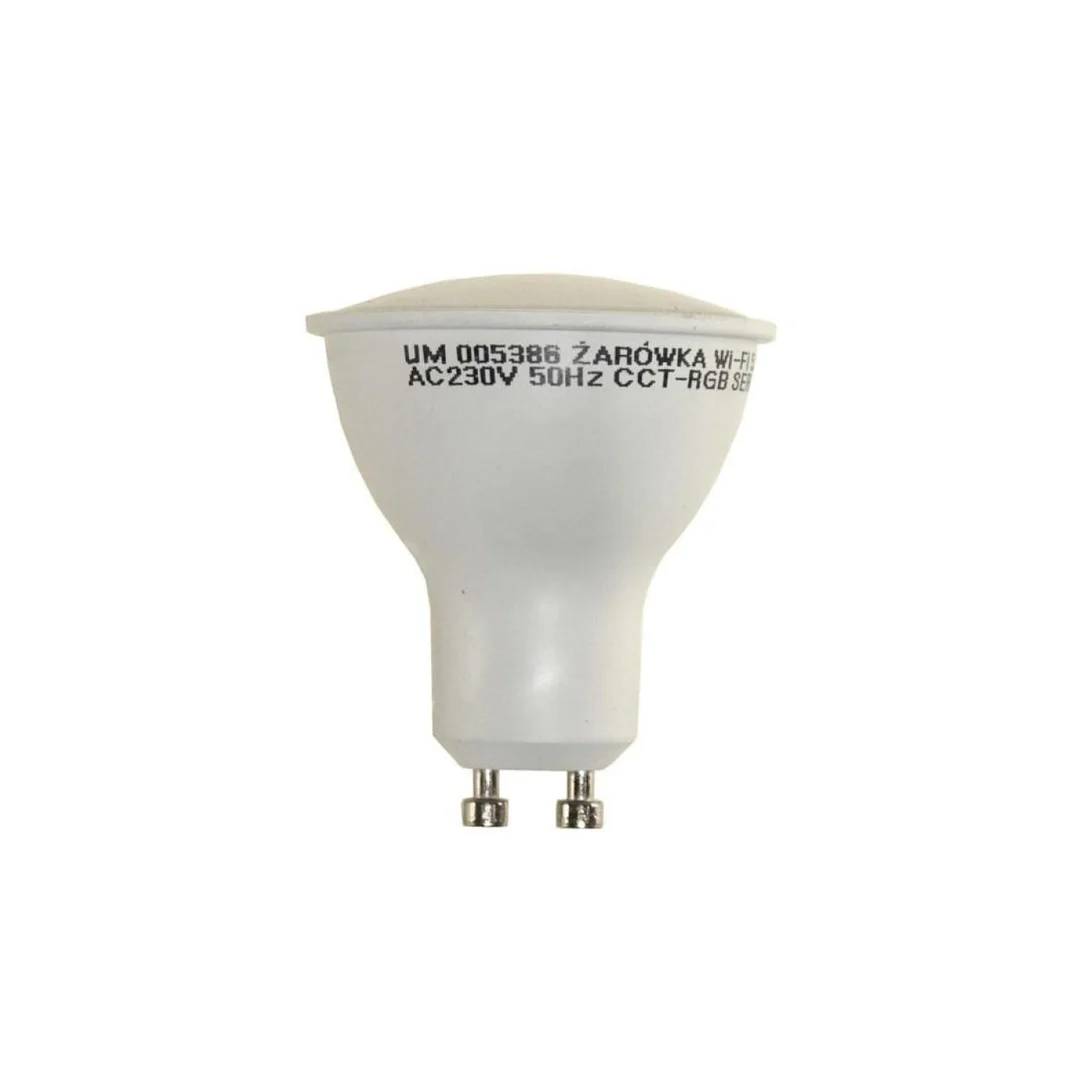 Żarówka LED GU10 5,5W CCT+RGB DIMM Wi-Fi TUYA SM