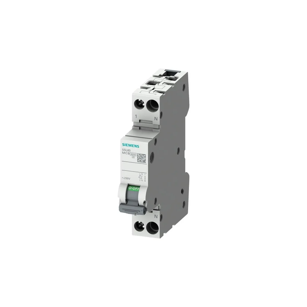 Wyłącznik nadprądowy 1P+N B 10A 6kA AC SENTRON 5SL6010-6