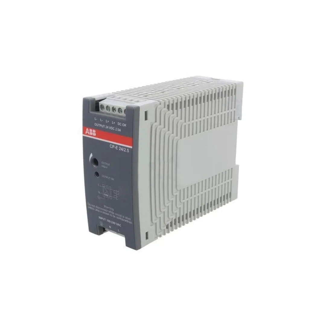 Zasilacz: impulsowy na szynę DIN 60W 24VDC 24÷28V 2,5A 331g 1SVR427032R0000