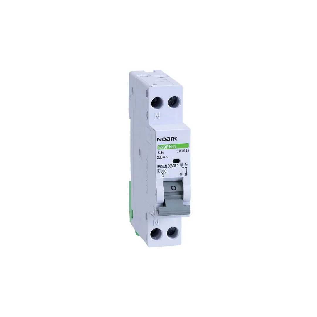Wyłącznik nadprądowy 1P+N C 6A 6kA Ex9PN-N