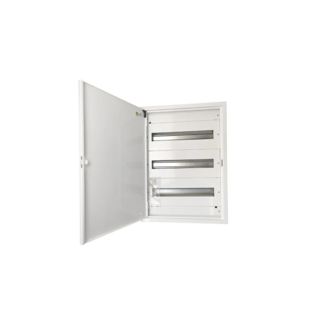 Rozdzielnica natynkowa metalowa 54 modułowa 3x18 436x605x130 RAL9003 IP30 MN54/3/18
