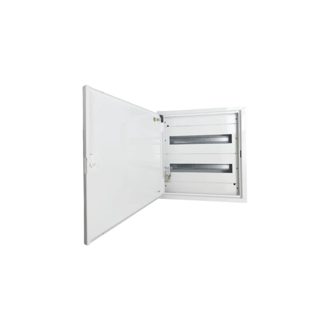 Rozdzielnica natynkowa metalowa 36 modułowa 2x18 436x455x130 RAL9003 P30 MN36/2/18