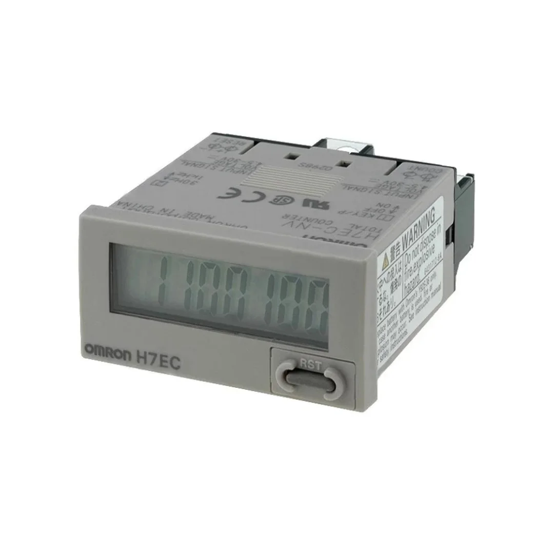 Licznik elektroniczny z wyświetlaczem LCD, wejściem napięciowym, NPN, PNP, montowany na panel H7EC-NV-H