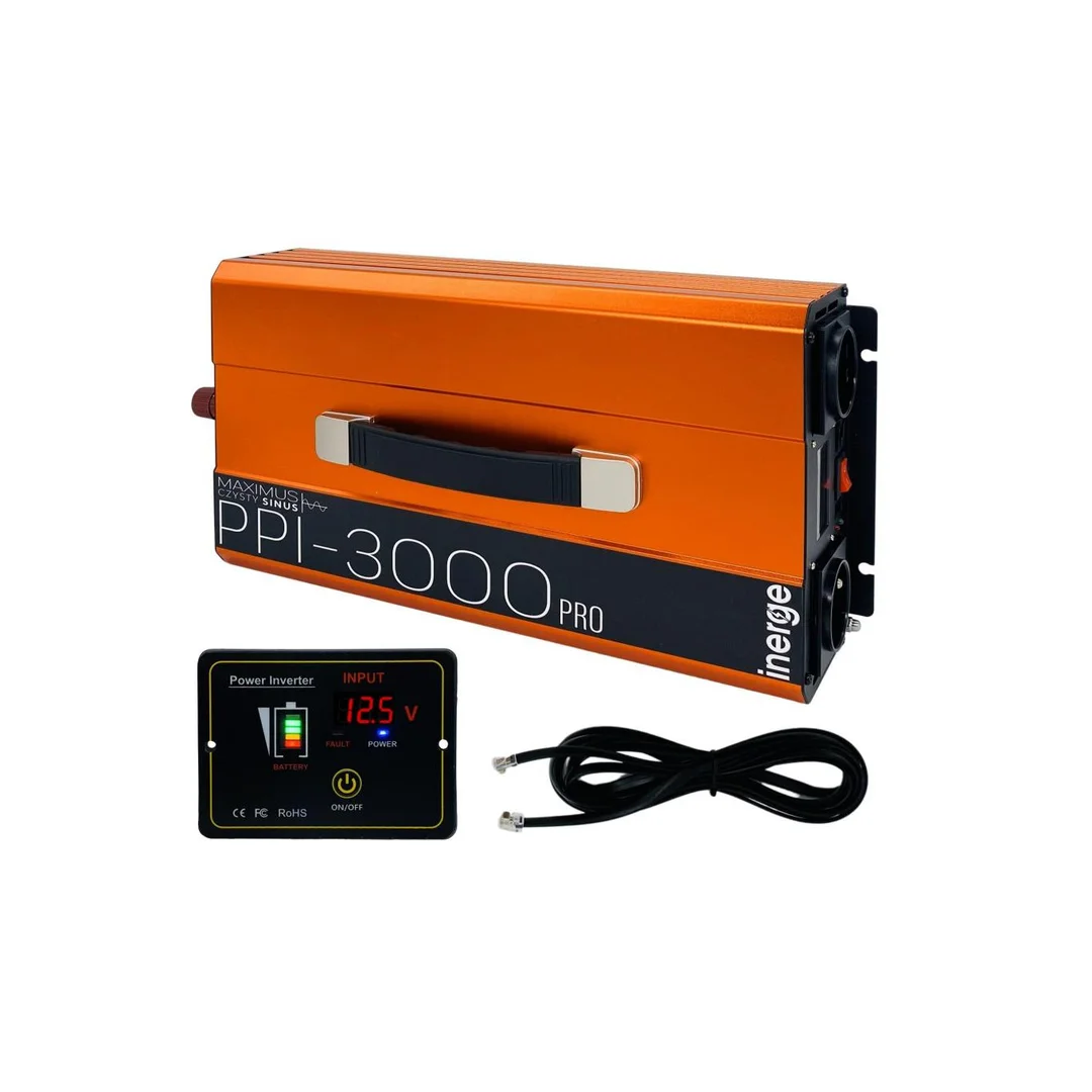 Przetwornica napięcia Maximus PPI-3000 PRO 12VDC/230VAC 3000VA/1500W Inerge