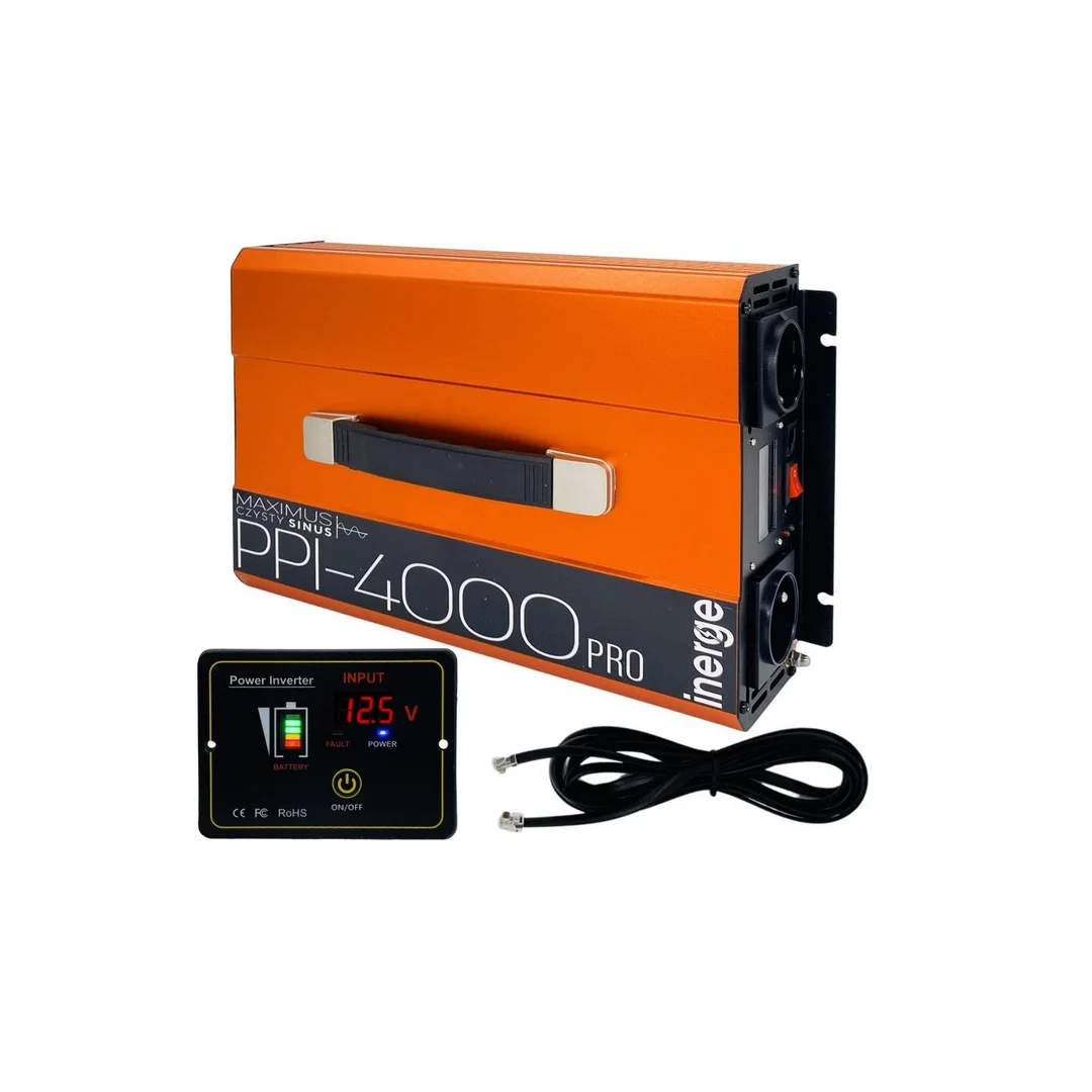 Przetwornica napięcia Maximus PPI-4000 PRO 12VDC/230VAC 4000VA/2000W Inerge