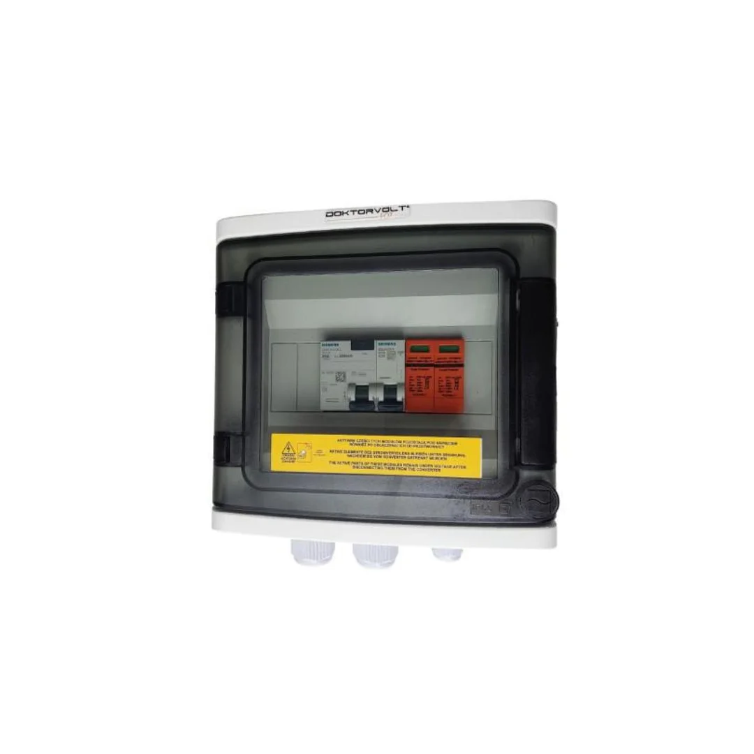 Doktorvolt Rozdzielnica PV Fotowoltaiczna Solarna AC SIEMENS 1F C20A 25A 300mA T1 T2 0720 DV-0720-FOT