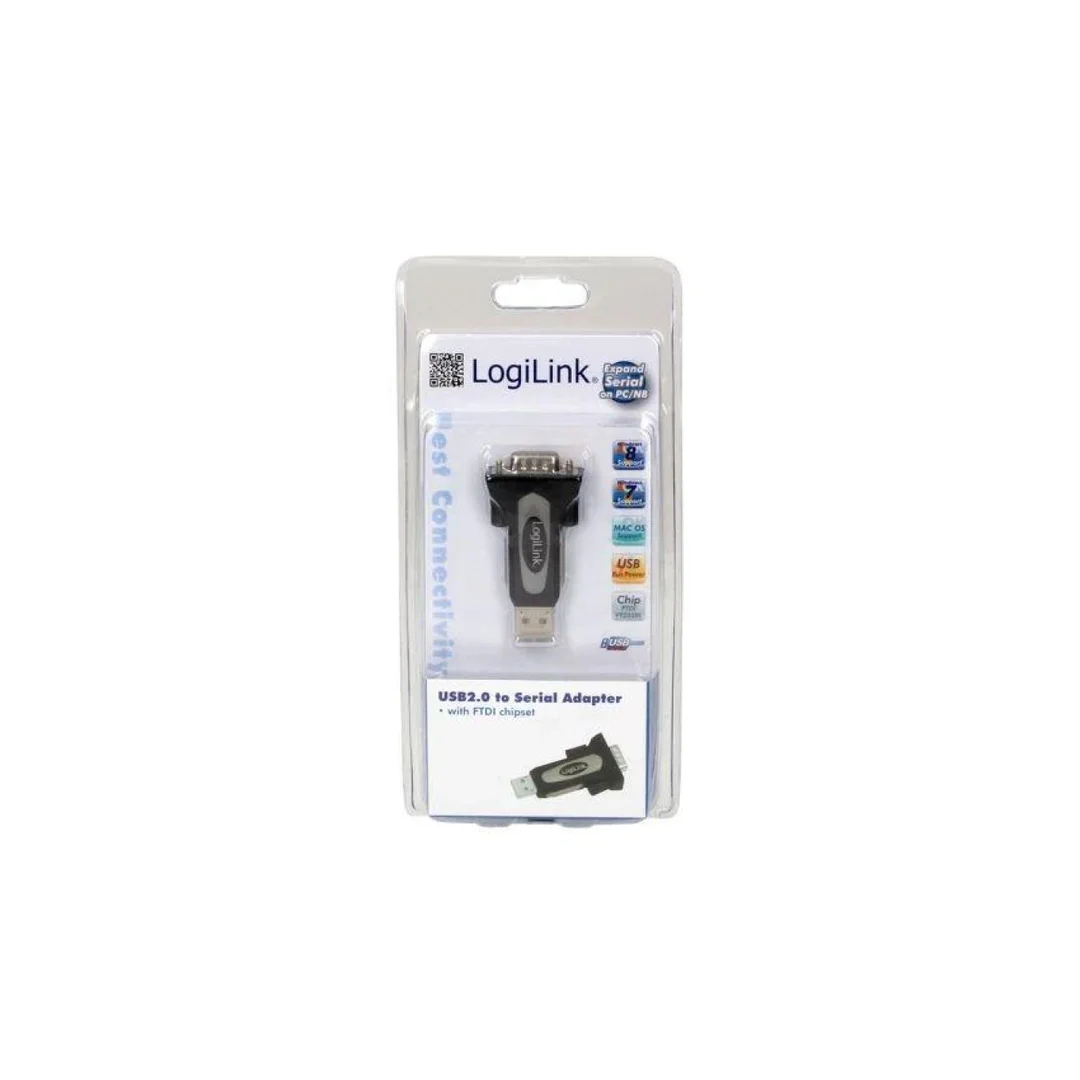 Konwerter USB-RS232 D-Sub 9-PIN wtyk,USB A wtyk USB 2.0 AU0034
