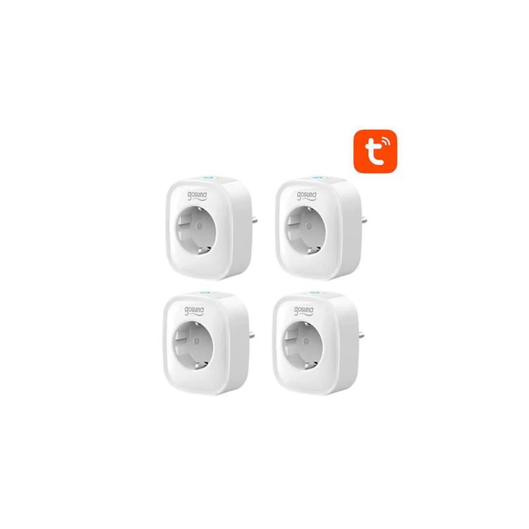 Inteligentne gniazdko WiFi Gosund SP1, 4 sztuki (czteropak) Tuya