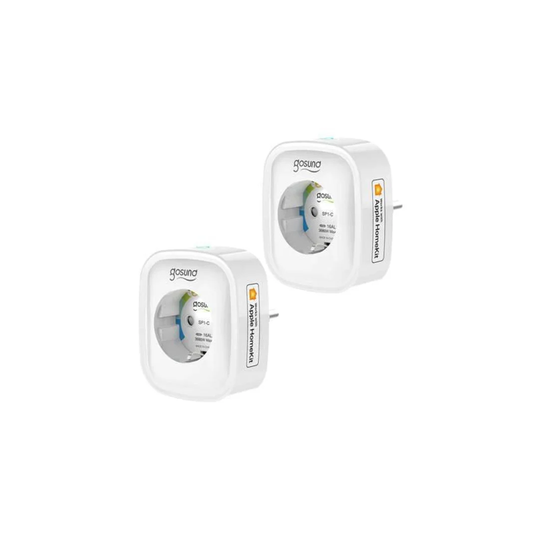 Inteligentne gniazdko WiFi Gosund SP1-H, 2 sztuki (HomeKit) (dwupak)