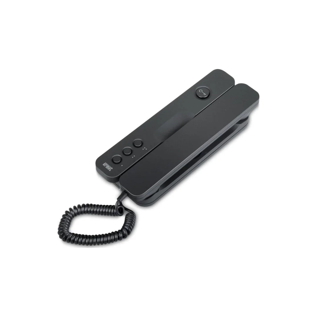 Unifon domofonowy analogowy do instalacji 5 przewodowej (system 4+n) Urmet Signo 1140/41 Czarny