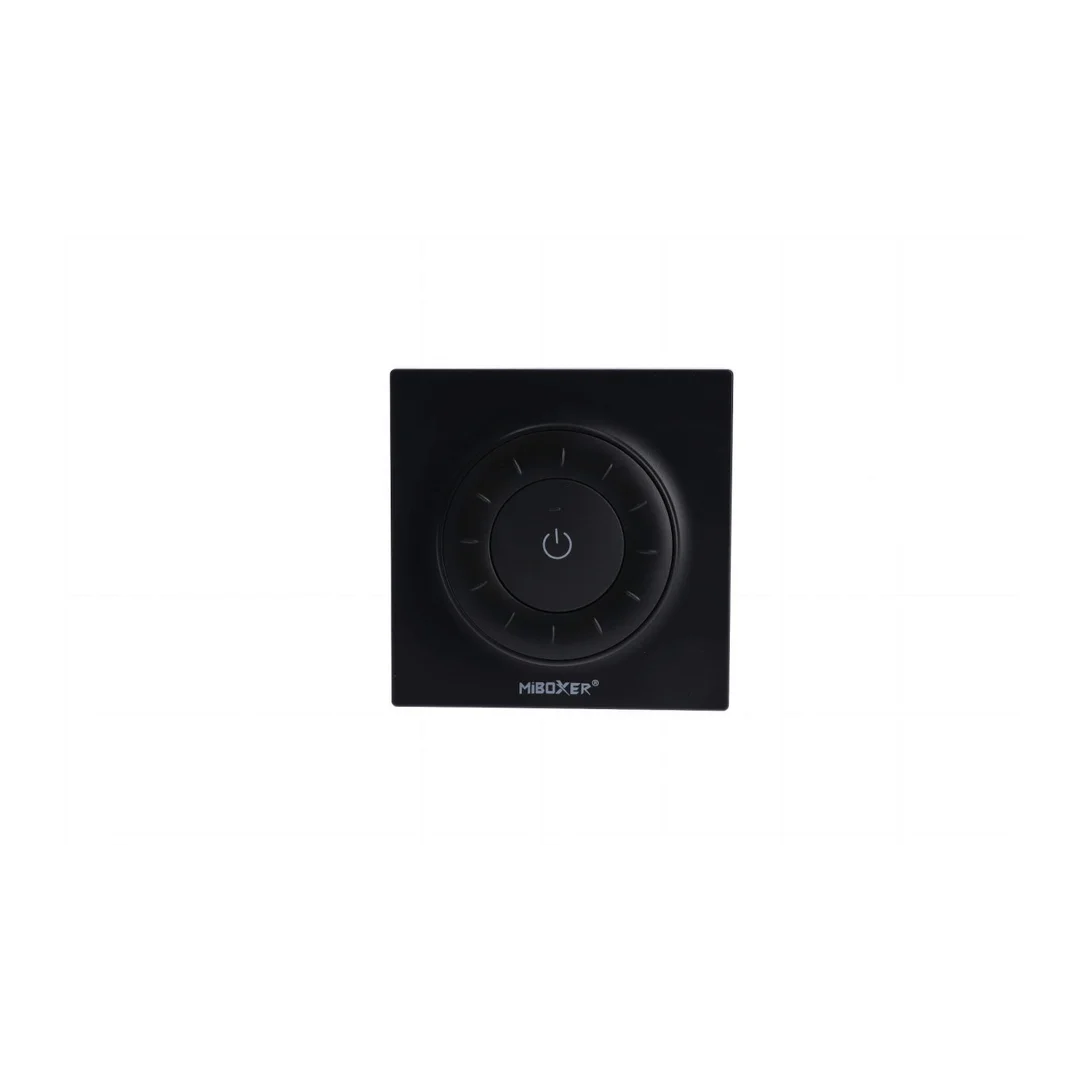 Panel MiLight 1strefa MONO+CCT czarny bat ściemniacz okrągły naścienny K3B