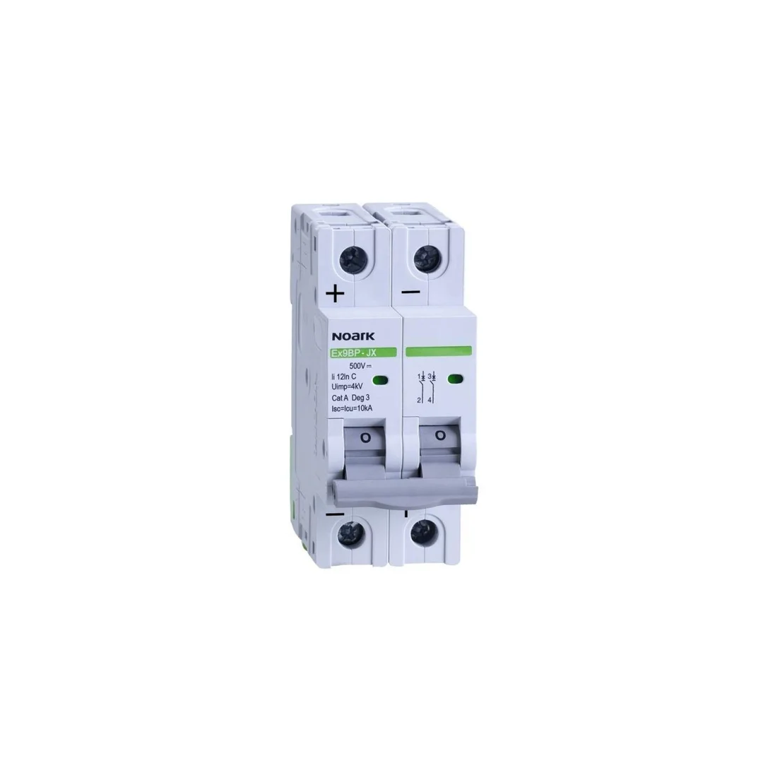 Wyłącznik nadprądowy 2P C 16A DC 10kA Ex9BP-JX(+)