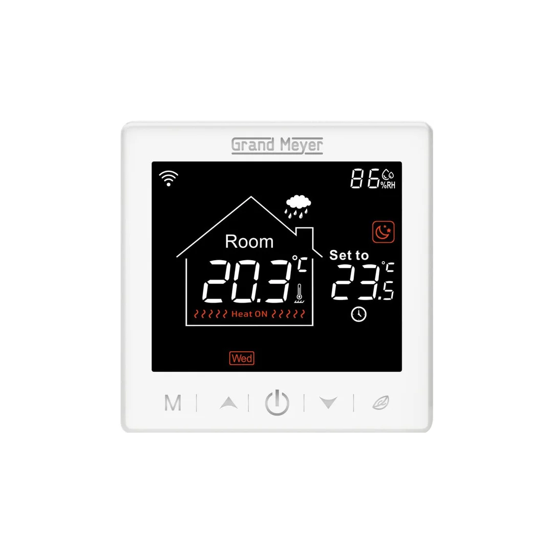 Programowalny termostat SN-10 z Wi-Fi (biały)