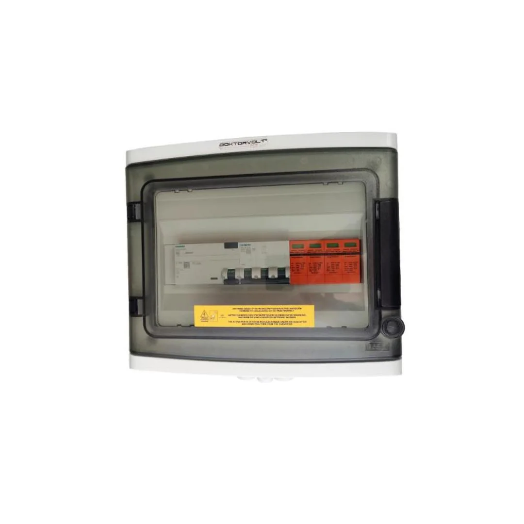 Doktorvolt Rozdzielnica PV Fotowoltaiczna Solarna AC SIEMENS 3F B10A 25A 300mA T2 0737 DV-0737-FOT