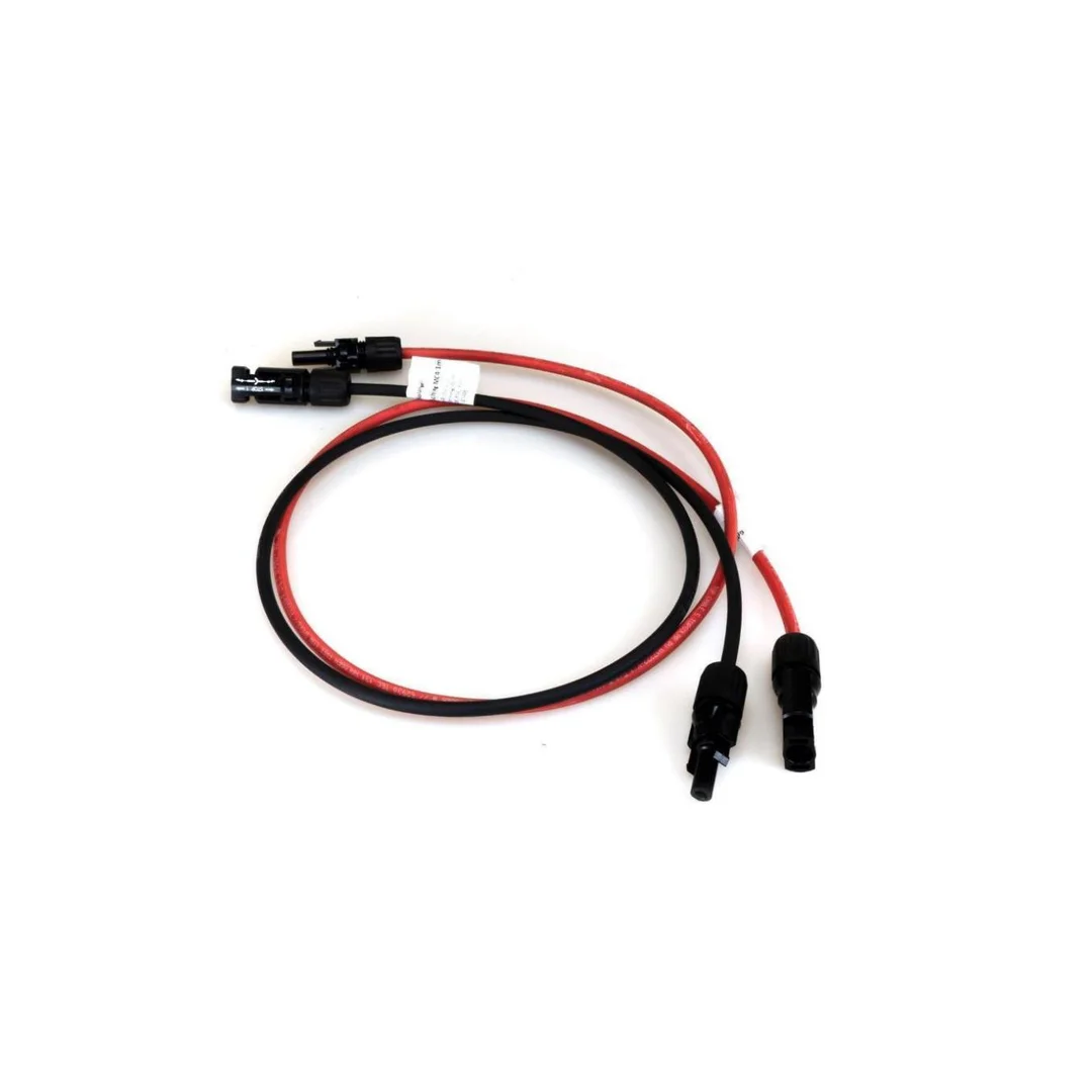 SET 6mm2 Kabel fotowoltaiczny Czerwony Czarny MC4 + WTYCZKA PV 6M