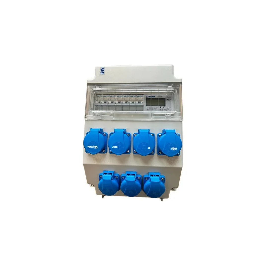 Rozdzielnica elektryczna 7x 230V z bezpiecznikami HAGER / licznik prądu / 3 fazy 95H-2