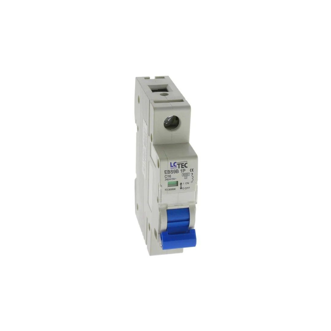Wyłącznik instalacyjny nadprądowy nadmiarowoprądowy 1P 1M C 16A 6kA 490389 EBS9B