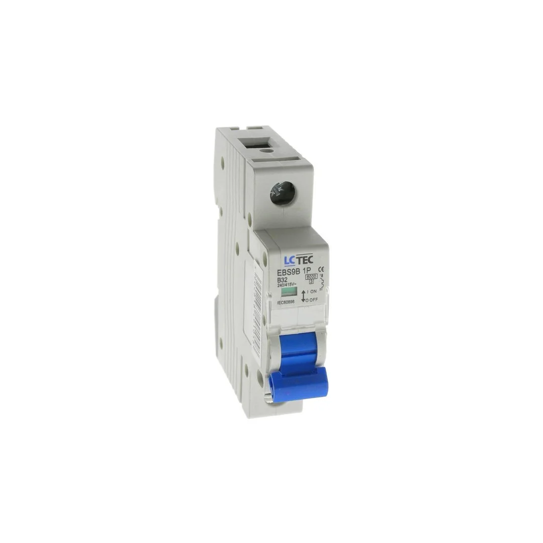 Wyłącznik instalacyjny nadprądowy nadmiarowoprądowy 1P 1M B 32A 6kA 491058 EBS9B