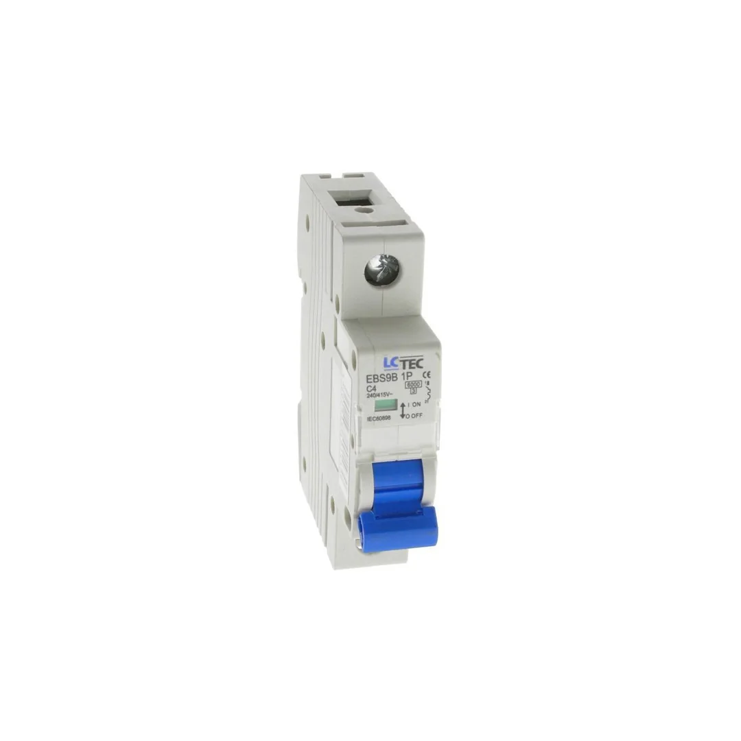 Wyłącznik instalacyjny nadprądowy nadmiarowoprądowy 1P 1M C 4A 6kA 491430 EBS9B