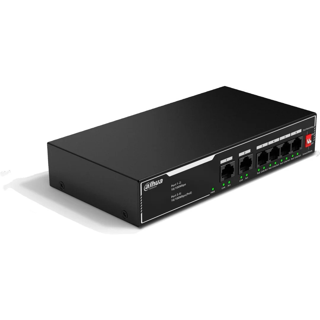 Switch PoE 6-portowy 100Mbps SF1006LP