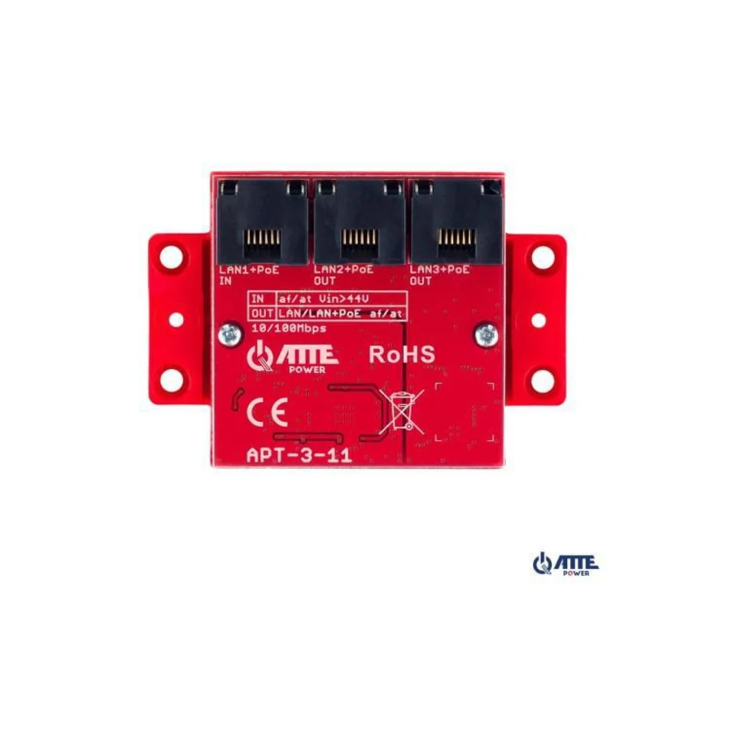 ATTE APT-3-11 Switch PoE 3 portowy 10/100Mbps, extender