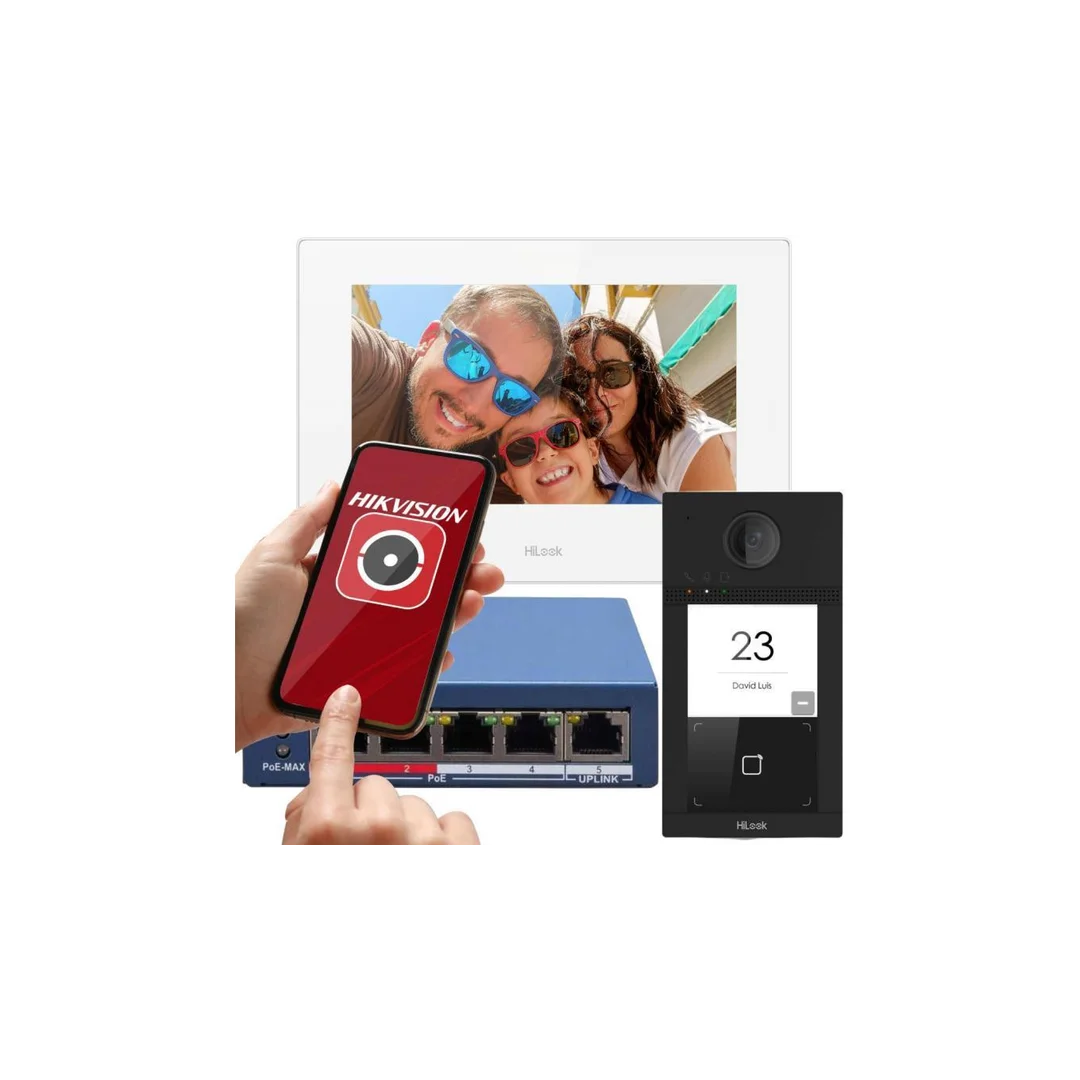 Zestaw wideodomofonowy IP Hilook by Hikvision IP-VIS-Pro-W