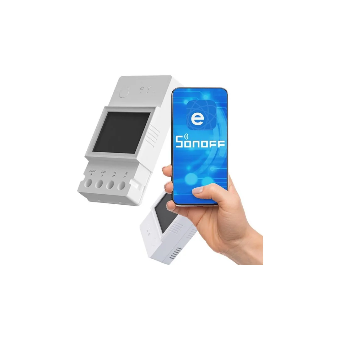 SONOFF POW Elite POWR320D Przekaźnik Wifi z funkcją pomiaru zużycia prądu i mocy