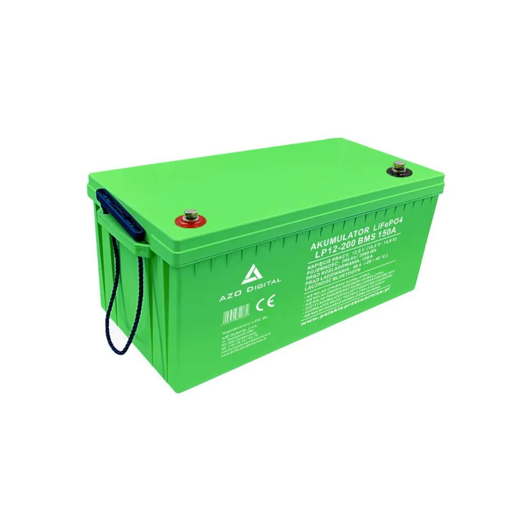 Akumulator LiFePO4 12,8V 200Ah 150A Bluetooth mata grzewcza LP12-200