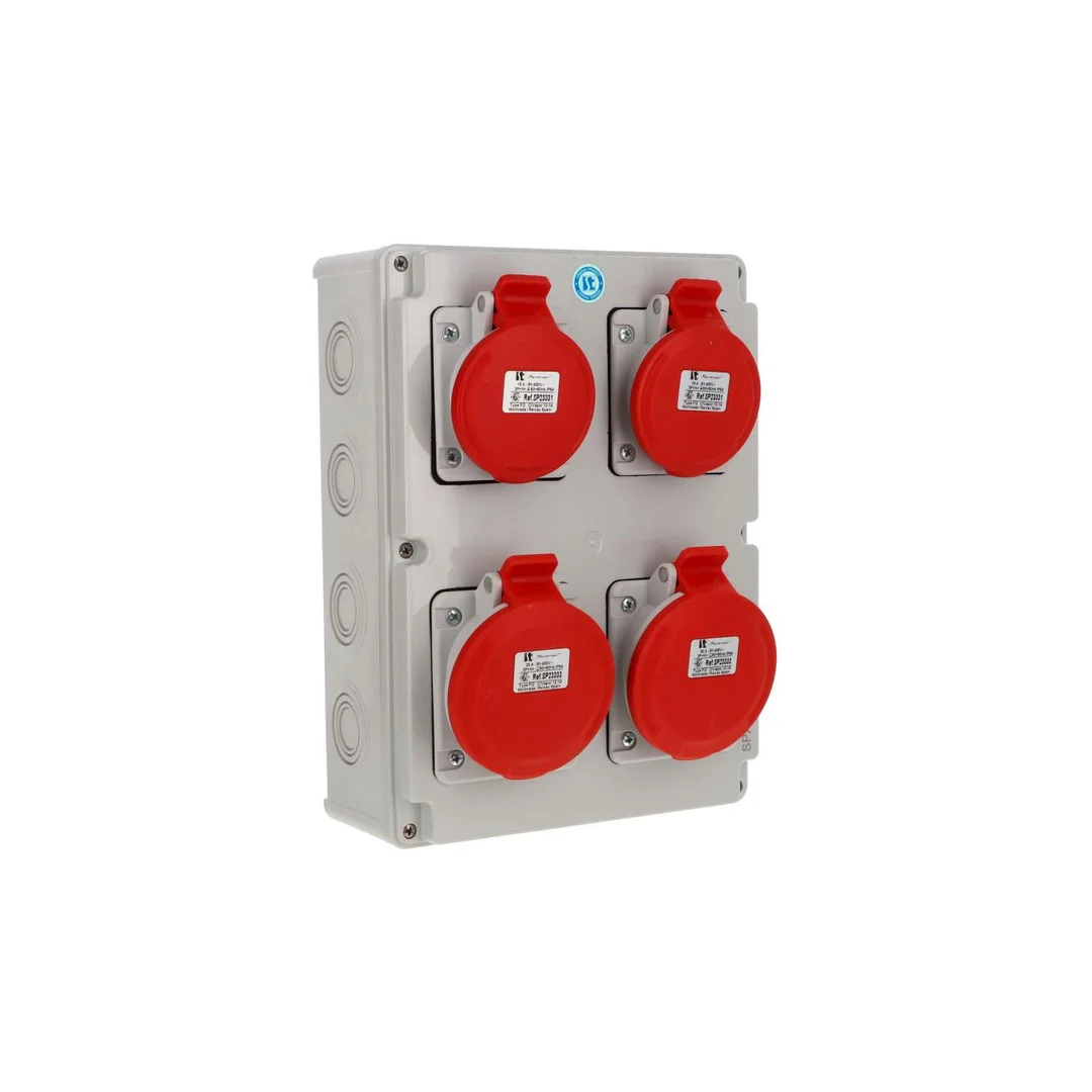 Rozdzielnica 2x5x32A 2x5x16A INA=32A IP54 SB-003005-S0040-54