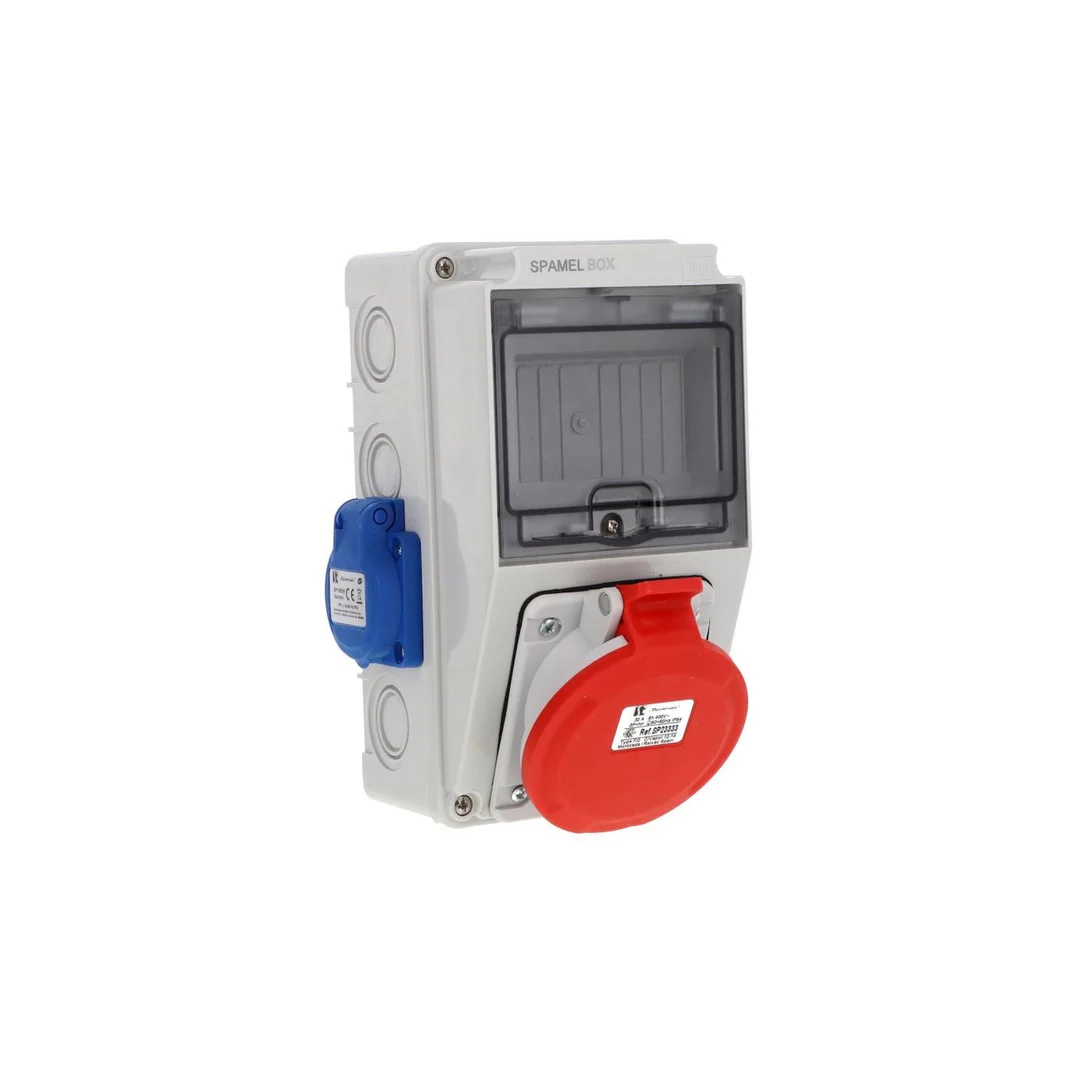Rozdzielnica 5x32A 2x3x16A INA=32A IP54 SB-052505-S0060-54