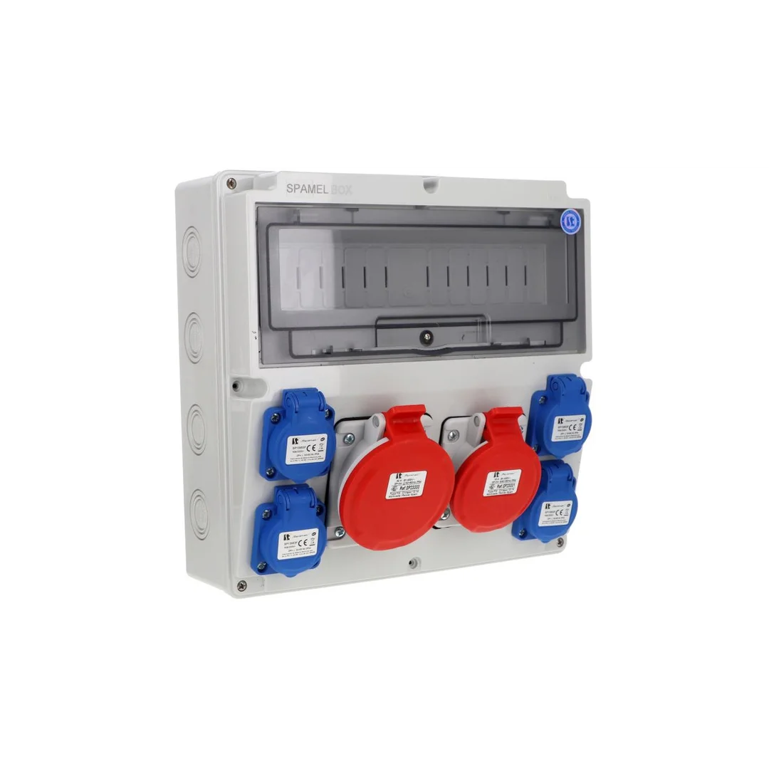 Rozdzielnica 5x32A 5x16A 4x3x16A INA=32A IP54 SB-147505-S0110-54