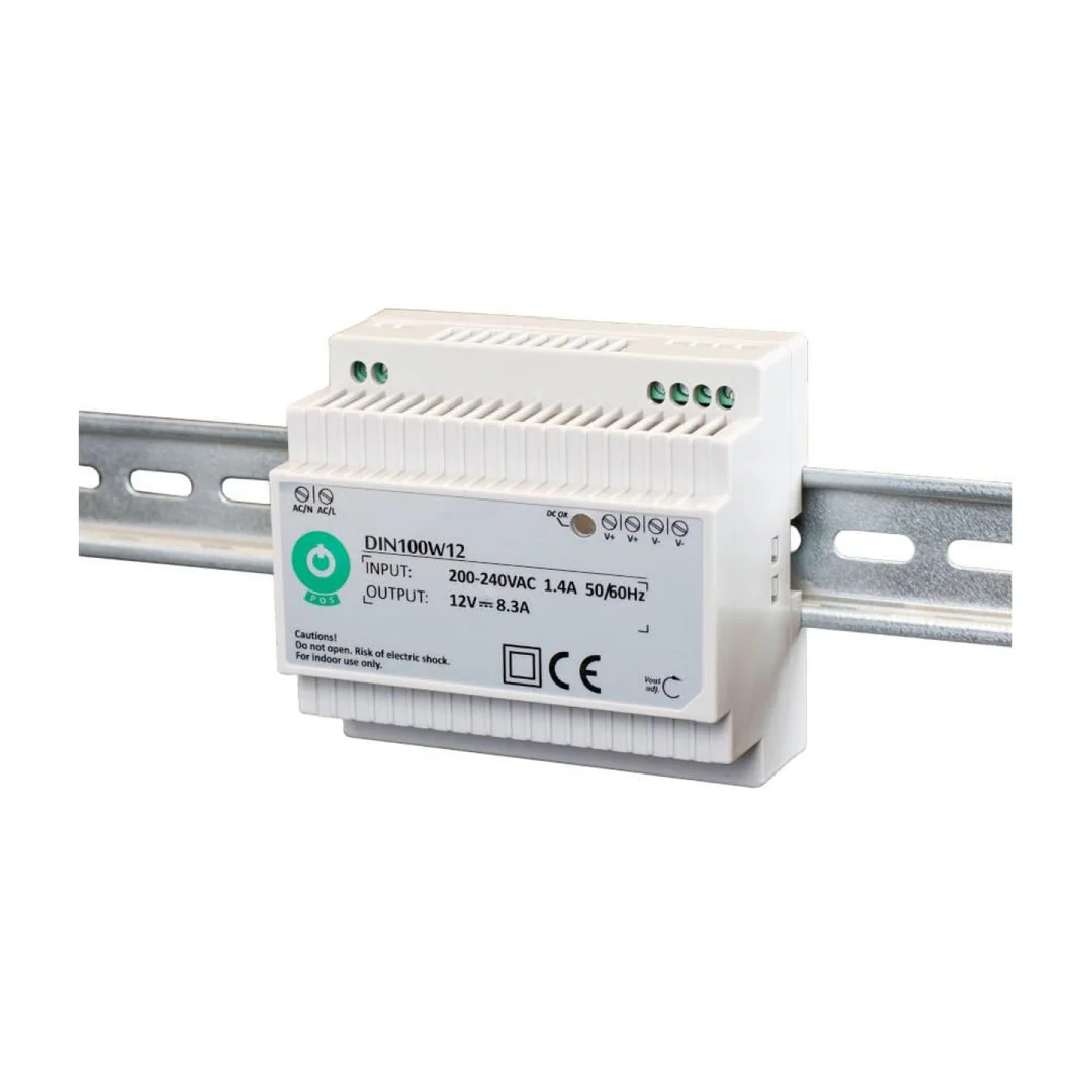 Zasilacz na szynę DIN 100W 12V DIN100W12