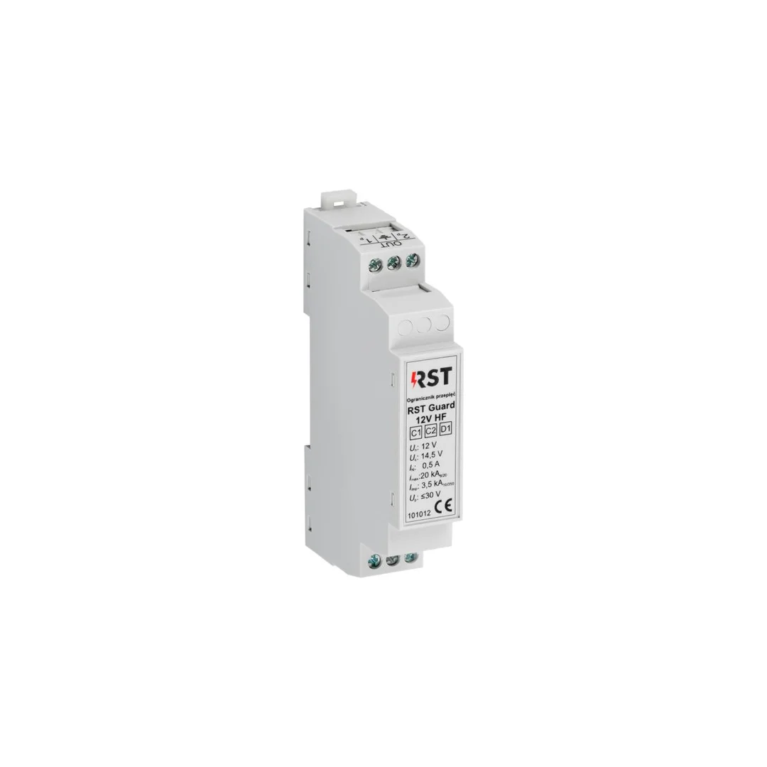 Ogranicznik przepięć do ochrony systemów sterowania i kontrolno-pomiarowych, RST Guard 12V HF 101 012
