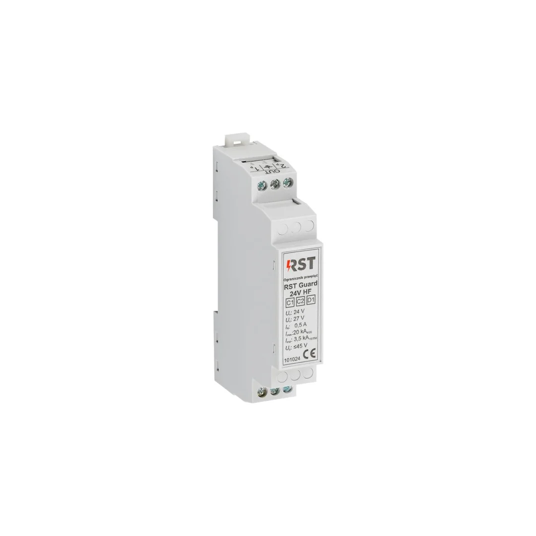 Ogranicznik przepięć do ochrony systemów sterowania i kontrolno-pomiarowych, RST Guard 24V HF 101 024