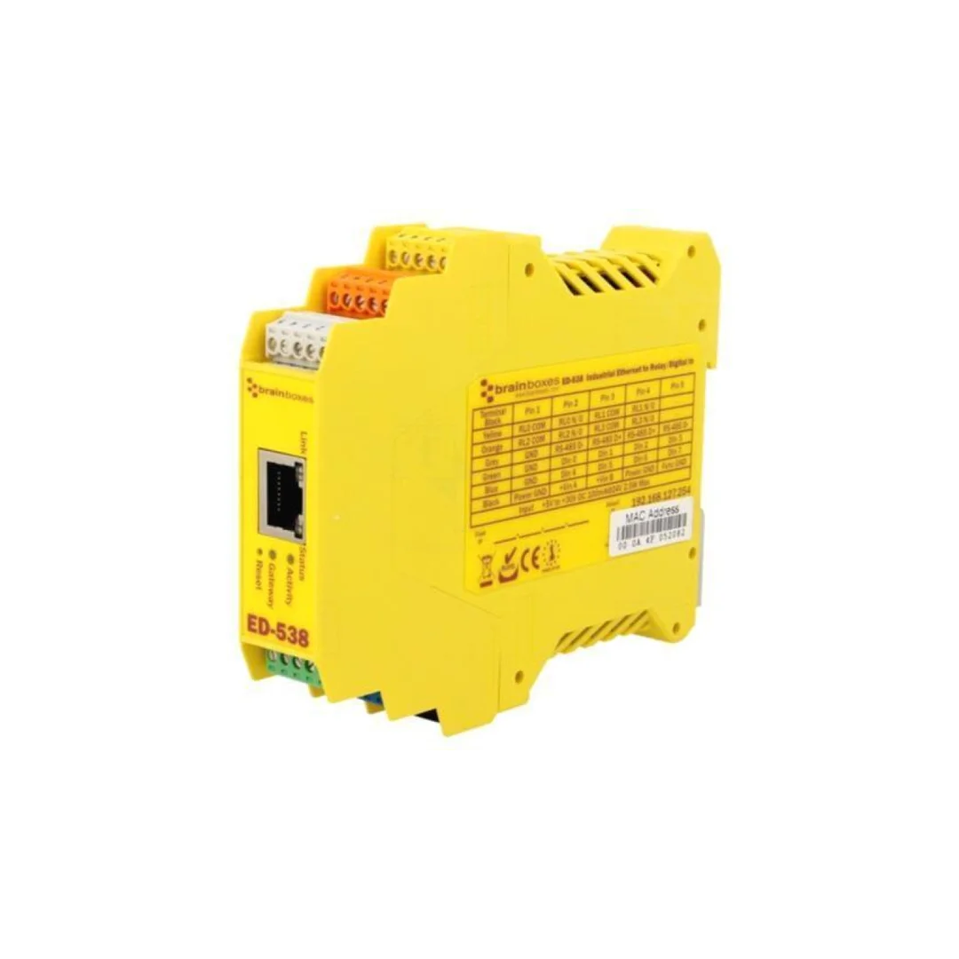 Bramka Modbus, liczba portów: 1, 5÷30VDC, na szynę DIN, Ethernet ED-538