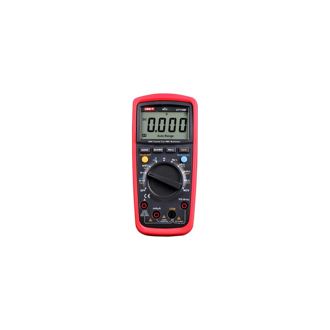 Miernik uniwersalny z pomiarem True RMS multimetr cyfrowy z wyświetlaczem LCD UNI-T UT139B