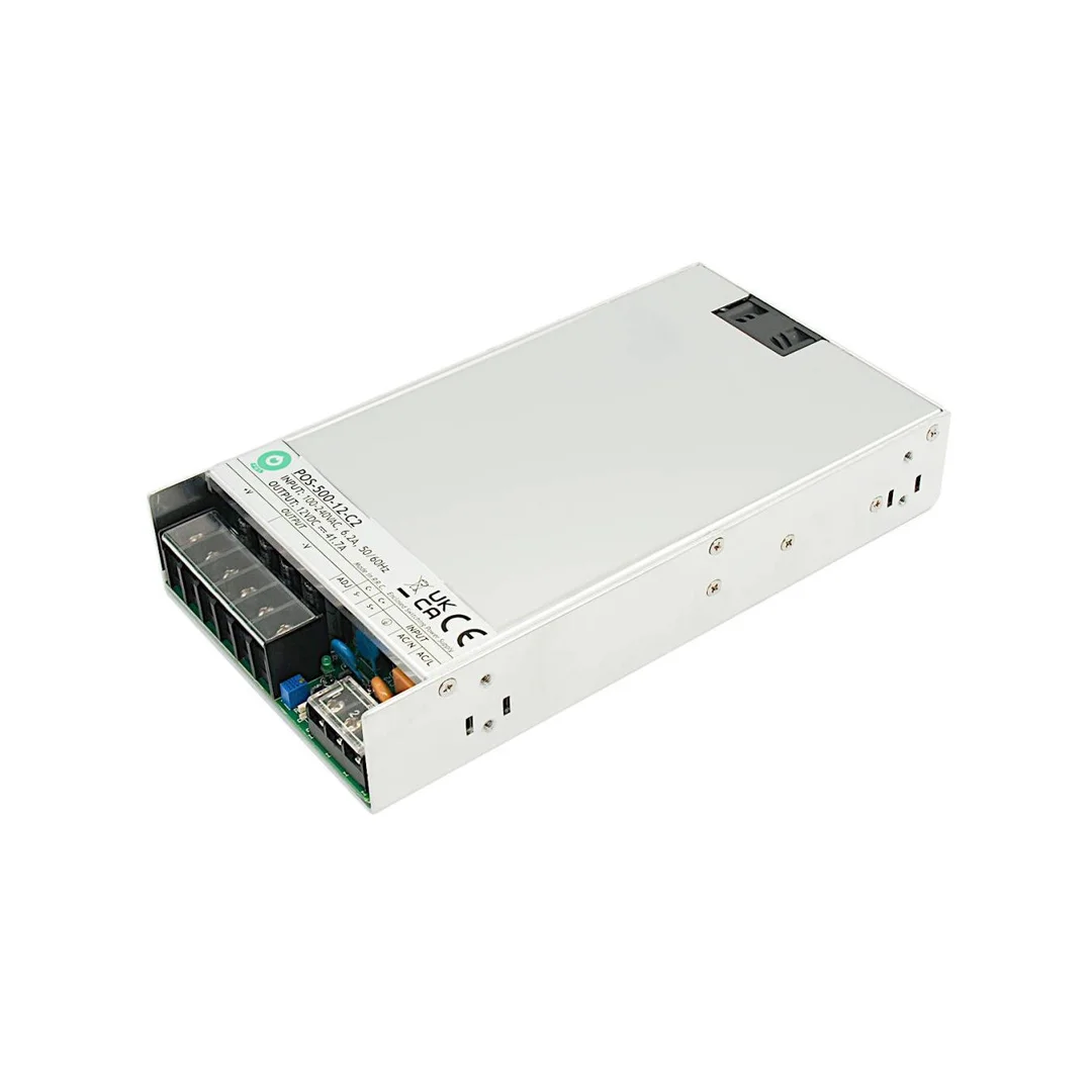Zasilacz modułowy 12V 41.7A 500W PFC niski seria POS POS-500-12-C2