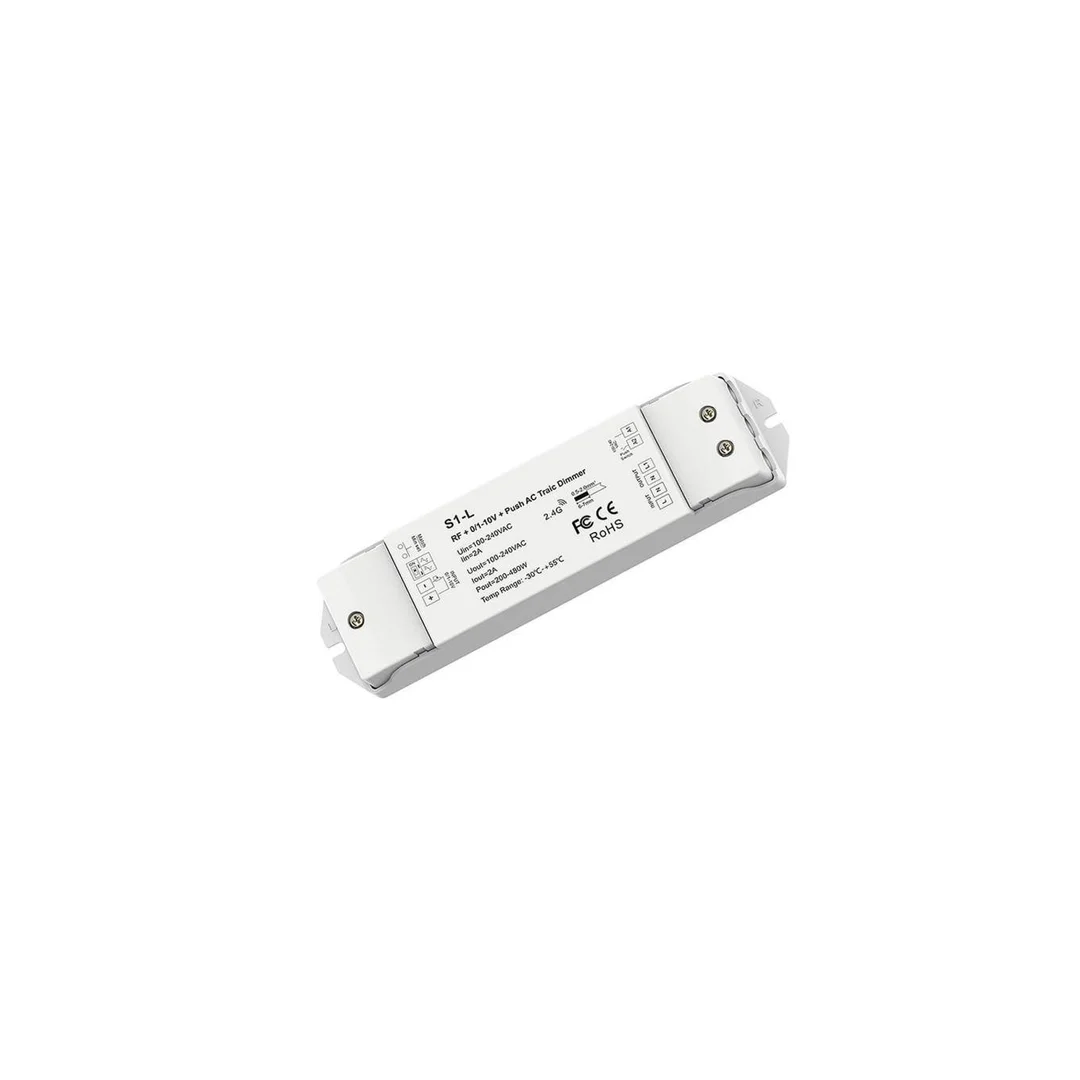 Odbiornik LED triakowy (0/1-10V) Skydance - ściemniacz do żarówek 230VAC 300W - S1-L