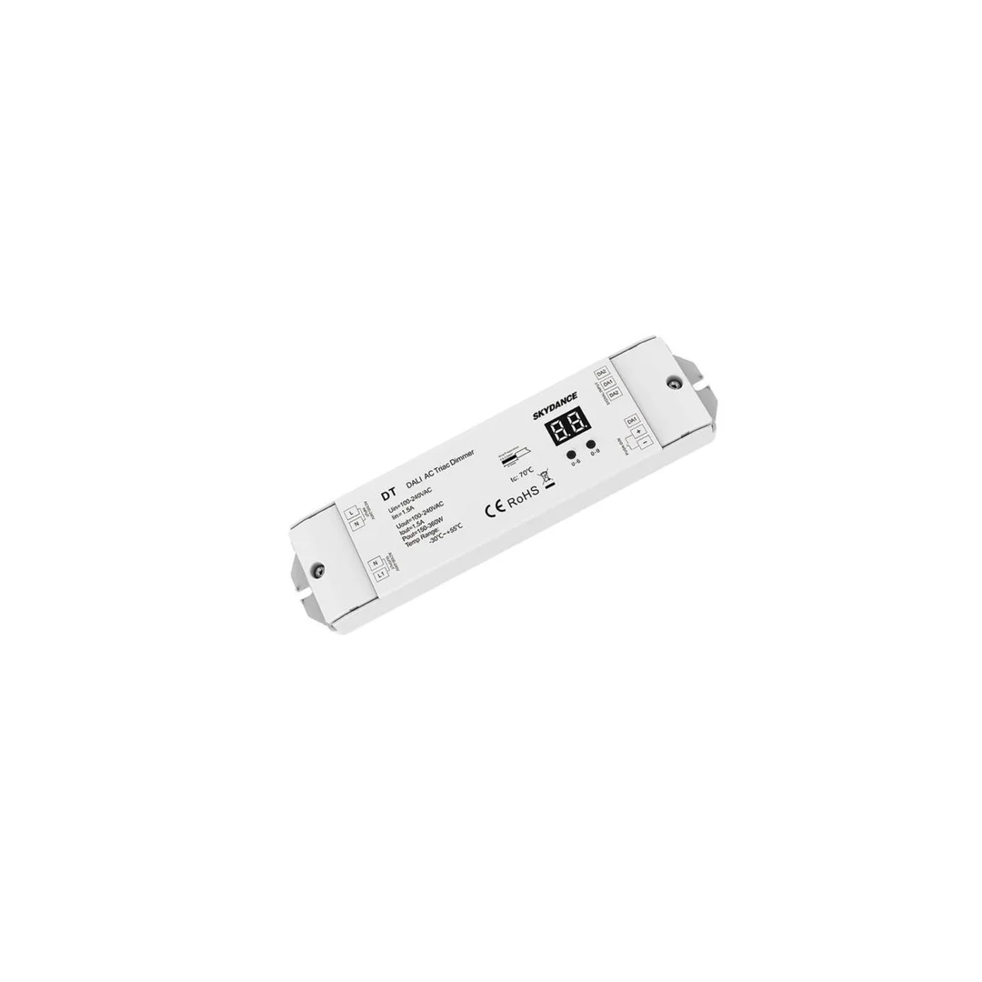 Odbiornik LED triakowy (DALI) Skydance - ściemniacz do żarówek 230VAC 200W - DT