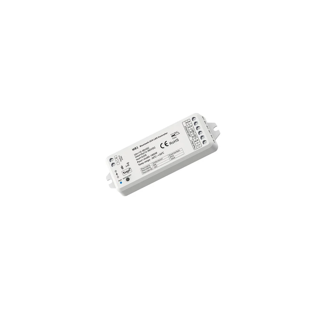 Ściemniacz LED 2w1 (Bluetooth) Skydance - Mono /CCT - 12-36V DC 10A - Tuya - WB1