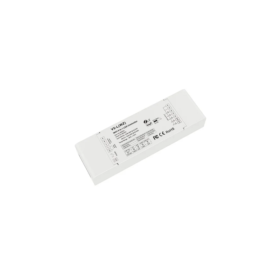Sterownik LED Skydance 5w1 (ZigBee) - Mono /CCT /RGB /RGB+CCT - 12-48V DC 30A - Alexa Tuya - V5-L(WZ)
