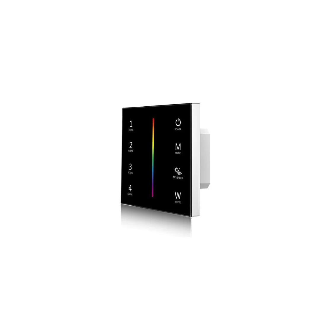 Sterownik LED naścienny Skydance - RGB+W - 1 strefowy - 12-24V DC 12A - T4-1(B)