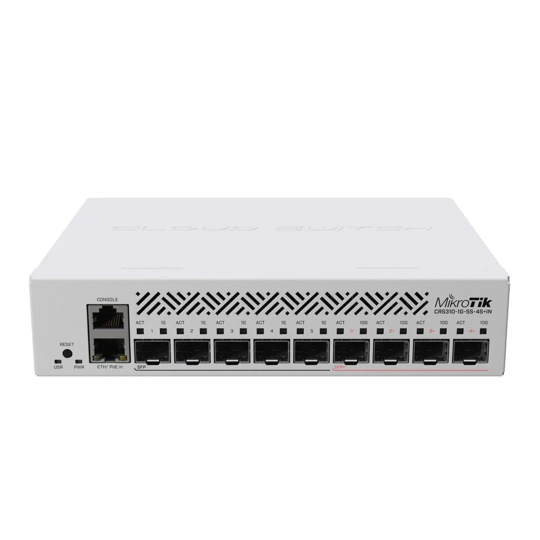 Switch Mikrotik CRS310-1G-5S-4S+IN 10p Managed Gigabit/10G