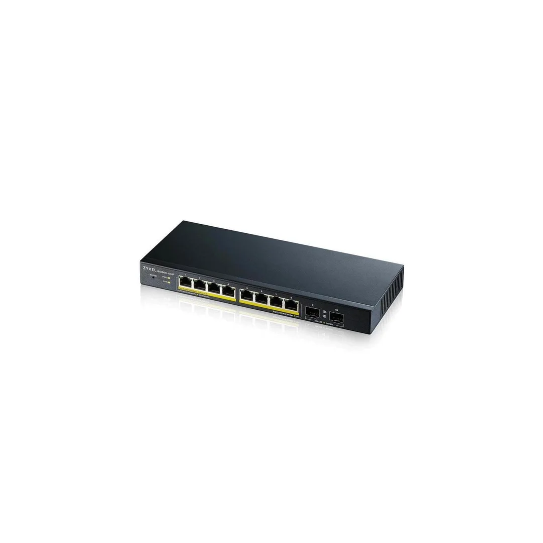 Switch Zyxel GS1900-10HP 10p PoE (PoE+: 8) 77W Managed Gigabit