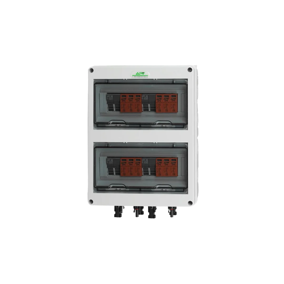 Rozdzielnica PV 1000V DC 2-stringi, 2-rzędowa APV-RPV-4-24DC